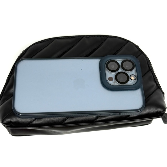 Yves Saint Laurent Beaute YSL Black Makeup Bag Cosmetic Pouch GWP - Picture 10 of 10